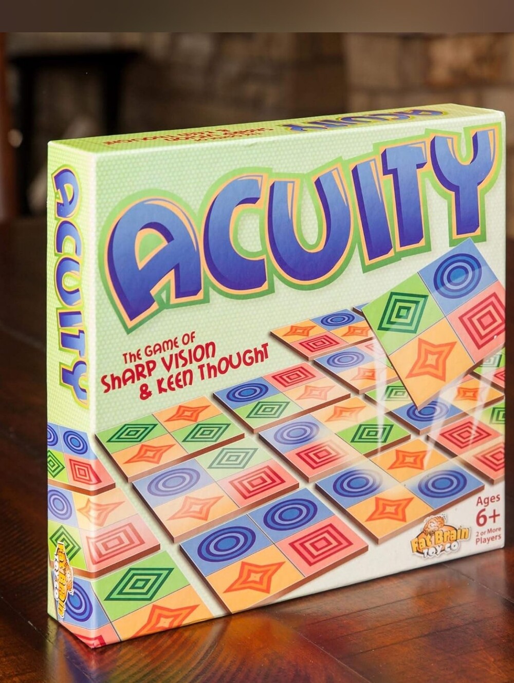 New Sealed Acuity by Fat Brain Toy Co Childrens Stem Board Game
